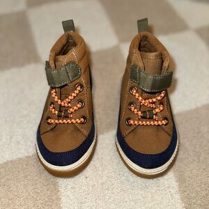 Old Navy Brown and Navy Canvas Boots